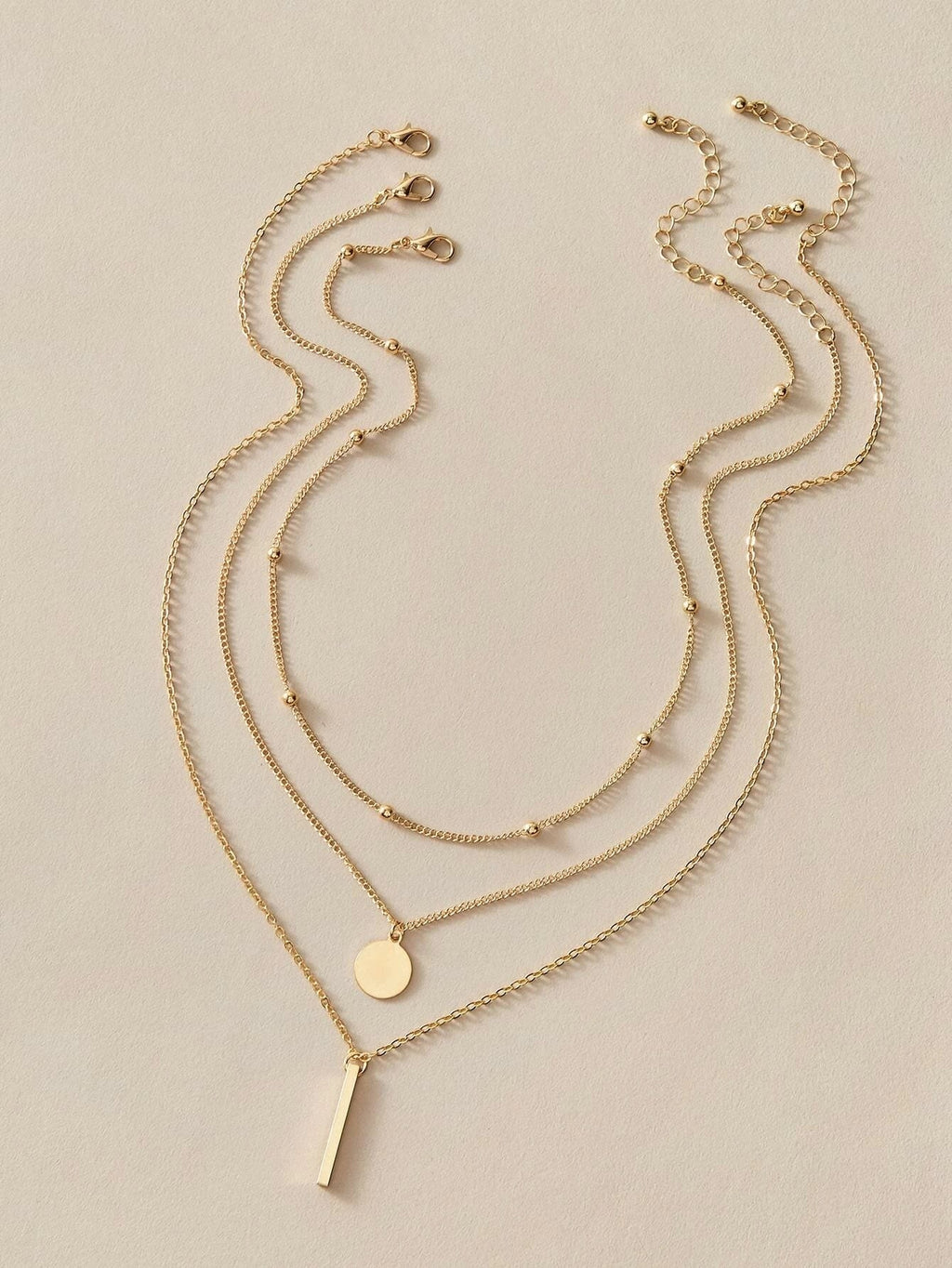 Boho Multi-Layer 3-Piece Choker Necklace Set