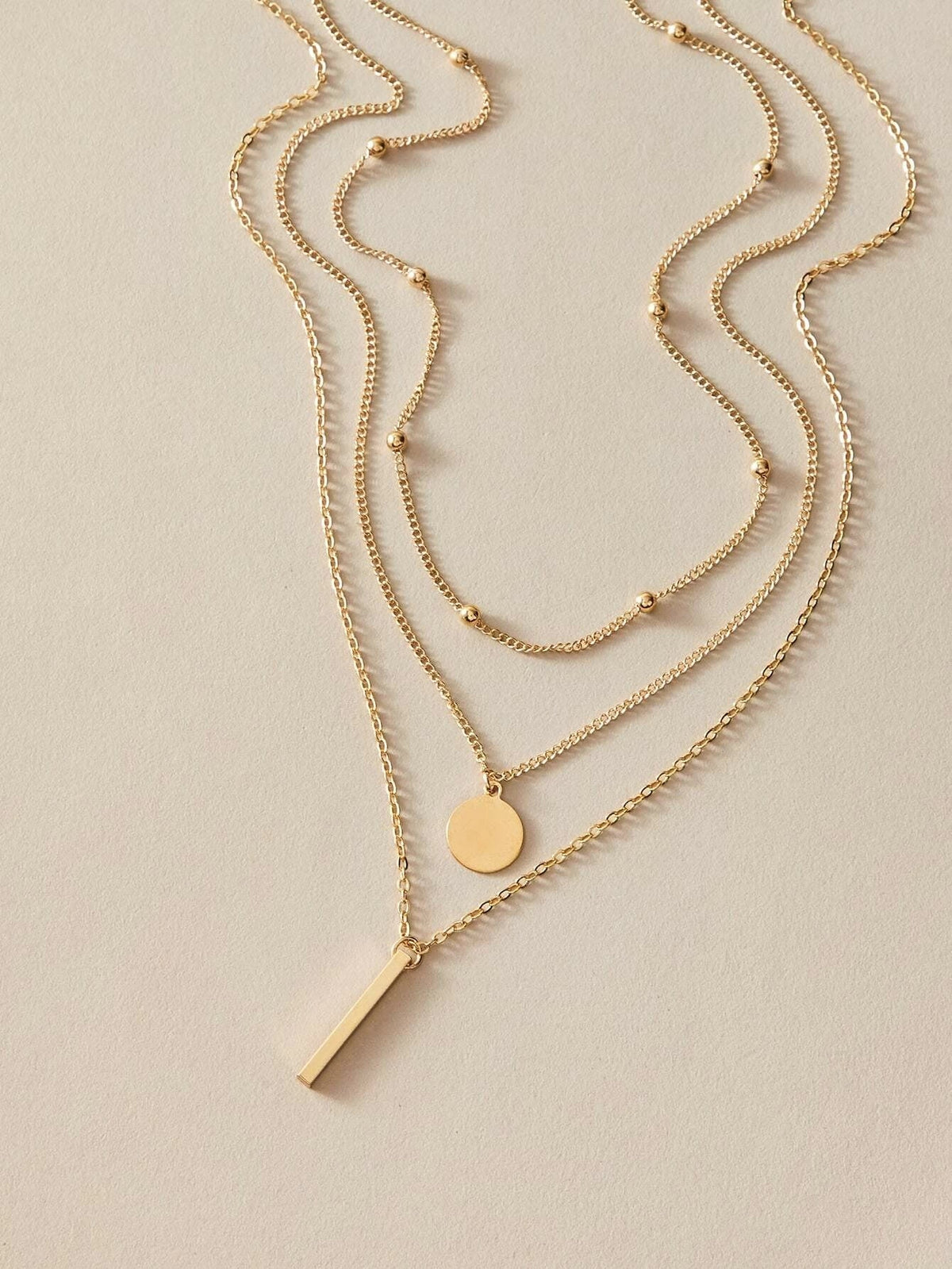 Boho Multi-Layer 3-Piece Choker Necklace Set