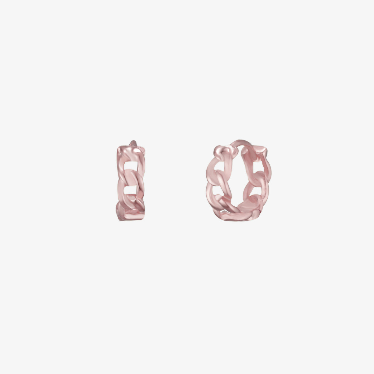 8mm Rope Huggie Earrings-6